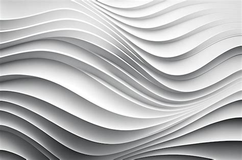 Um Fundo Branco Abstrato Linhas Onduladas E Curvas Perfeitas Para