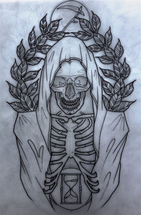 Sketch grim reaper drawing - gulfforkids