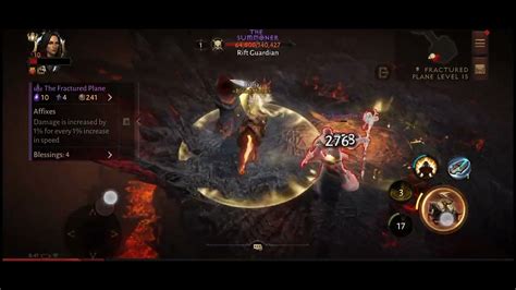 Diablo Immortal Fractured Plane Lv15 Clear Just An Example Not The Best Youtube