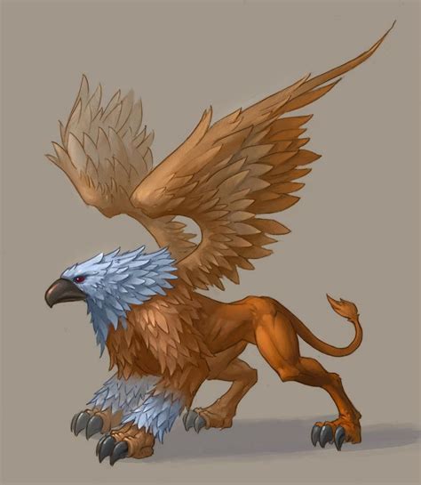 Griffin Eaglelion Hybrid Creature Mythical Creatures Mythological