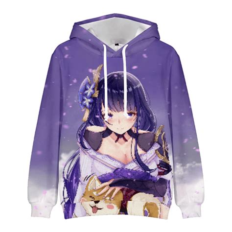 Genshin Impact Pullover Hoodie 3d Print Anime Game Character Hoodies