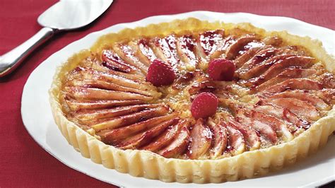 Raspberry Almond Pear Tart Recipe