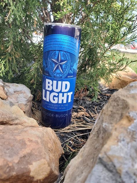 Custom Bud Light 20 Ounce Steel Insulated Tumbler Etsy