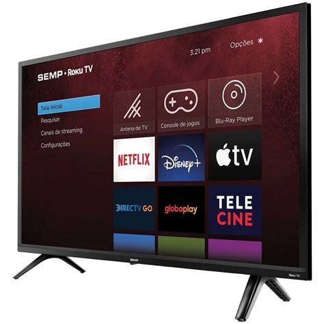 Smart Tv Pl Led Semp Roku R Fhd Wifi Dual Band Hdmi Usb