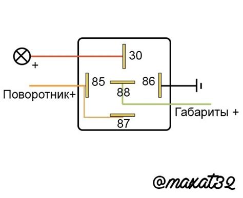 Картинка ПОВОРОТНИКИ ЧЕРЕЗ РЕЛЕ