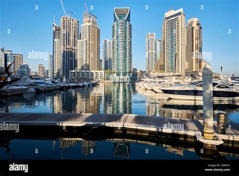 The Skyline of Dubai City Stock Photo - Alamy