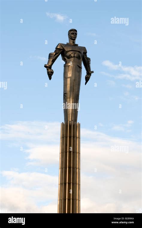 Gagarin russia statue hi-res stock photography and images - Alamy