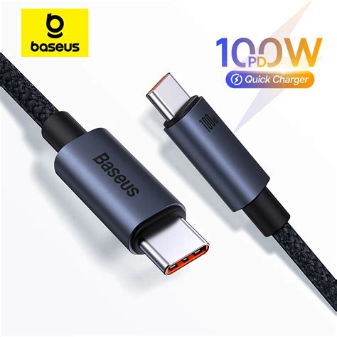 Baseus Usb Kabel F R Iphone 16 15 Promax Usb C Zu Typ C Schnell