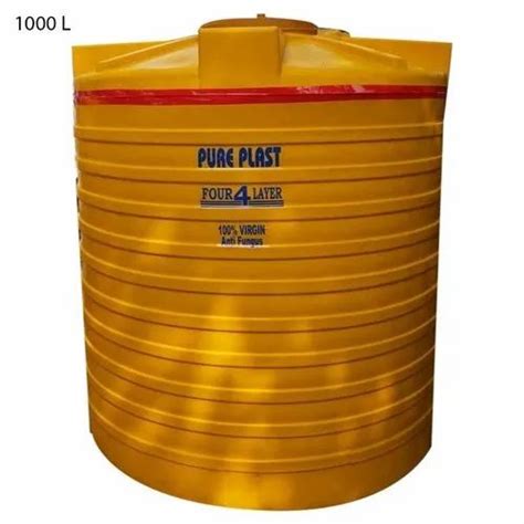 1000L 4 Layers Pure Plast Water Tank At Rs 6400 Piece Water Storage