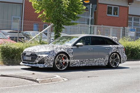 Hardcore Audi Rs6 Spied With Revised Aero Could Be Called The Gt