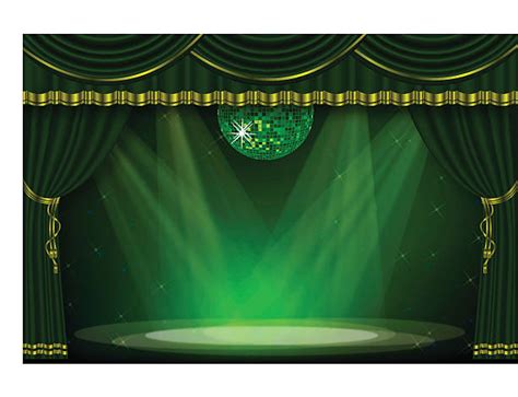 Green Stage Curtains Stock Photos, Pictures & Royalty-Free Images - iStock