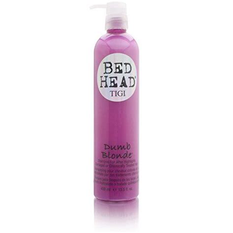 BED HEAD By Tigi DUMB BLONDE SHAMPOO FOR AFTER HIGHLIGHTS 13 5 OZ For