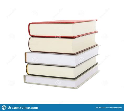 Many Different Books Stacked On White Background Stock Image Image Of