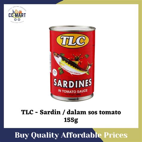 TLC Sardin Dalam Sos Tomato 155g Shopee Malaysia