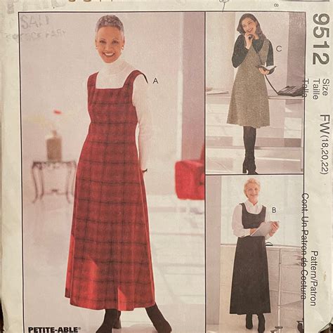 Patterns Butterick Uncut Misses Easy Jumper Pattern Kits How To