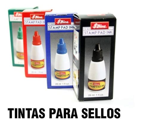 Tinta Para Sellos De Goma Marca Shiny 28 Mililitros Colores MercadoLibre