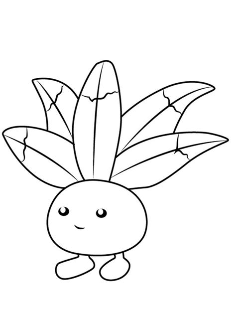 Oddish Pokemon Coloring Pages