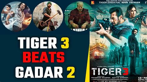 Tiger 3 Box Office Collection Day 1 Salmans Film Beats Gadar 2 But