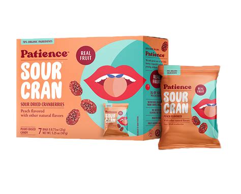 SourCran Peach Multipack Patience Fruit Co