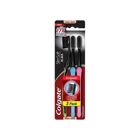 Escova Dental Colgate Slim Soft Black Submarino