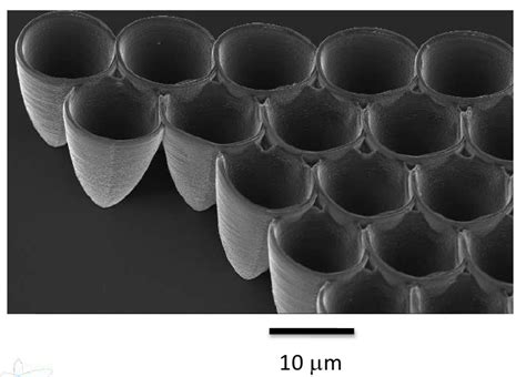 Sem Micro Graph Of A Densely Packed Micro Photonic Cpc Array