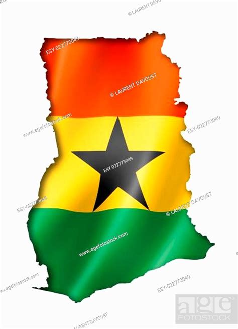 Ghanaian Flag Map Flag Map Stock Photo Picture And Low Budget Royalty