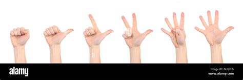 full isolated studio picture  hands   symbol sign stock photo