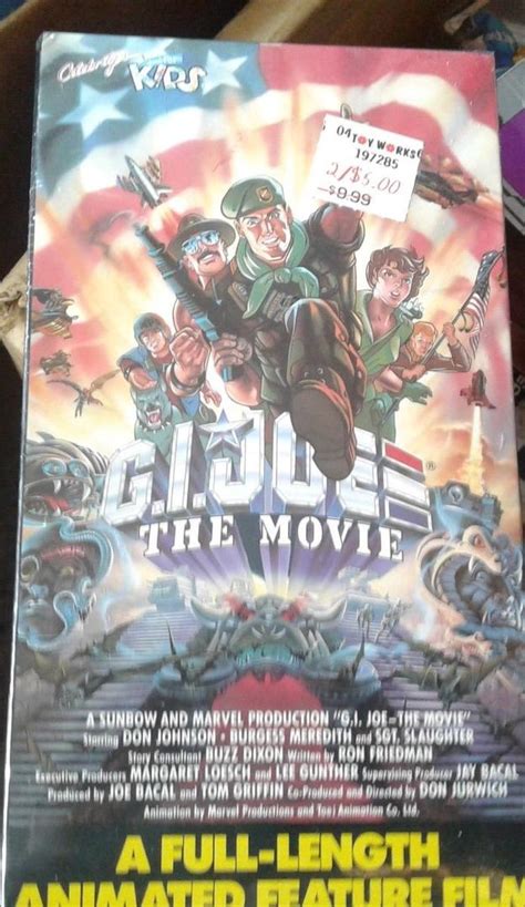 GI Joe 1987 The Movie VHS Cartoon Kids Action | #1915265040