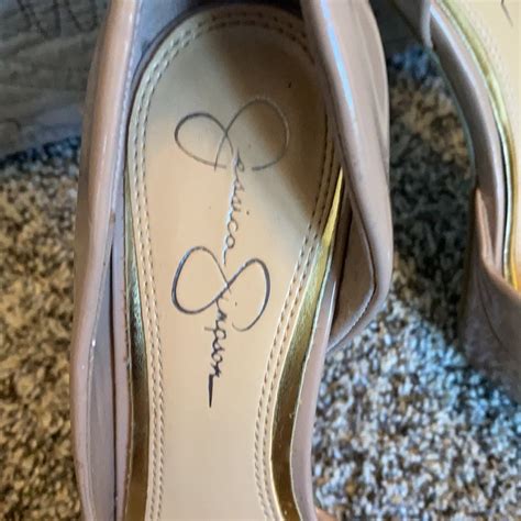 Jessica Simpson High Heels Nude Color Size Gem