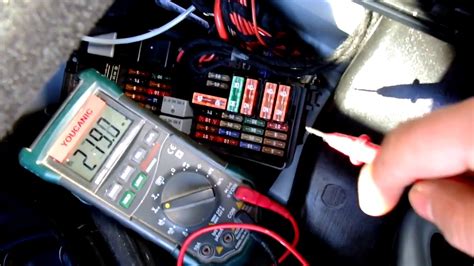 How To Check Fuse Voltage With A Multimeter Youtube