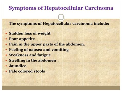 PPT - Hepatocellular Carcinoma: Causes, Symptoms, Daignosis, Prevention ...