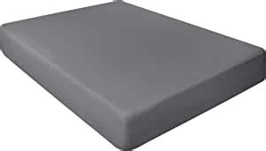 Utopia Bedding Fitted Sheet Double Grey Deep Pocket 14 Inch 35 Cm