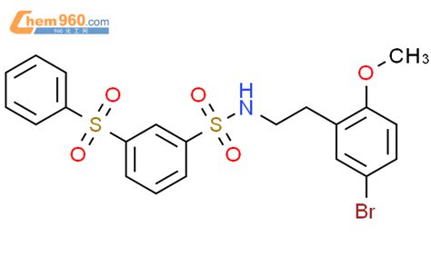 915753 48 9 Benzenesulfonamide N 2 5 Bromo 2 Methoxyphenyl Ethyl 3