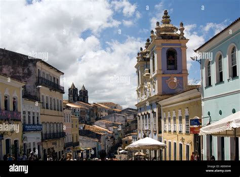 Church Of Nossa Senhora Do Rosario Dos Pretos On The Pelourinho