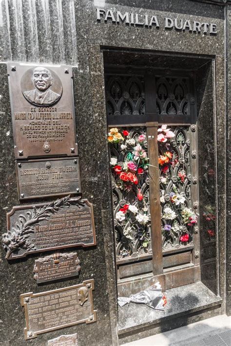 Buenos Aires Argentina 2 Febbraio 2018 La Tomba Di Eva Peron A