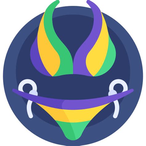 Icono De Bikini Detailed Flat Circular Flat