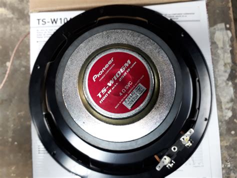 Сабвуфер pioneer ts-w106m и короб ЗЯ. — Lada Гранта, 1,6 л, 2013 года ...