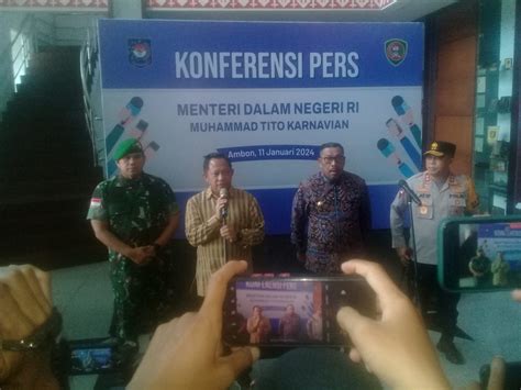 Mendagri Minta Pemda Maluku Lakukan Efisiensi Anggaran Tuntaskan Dana