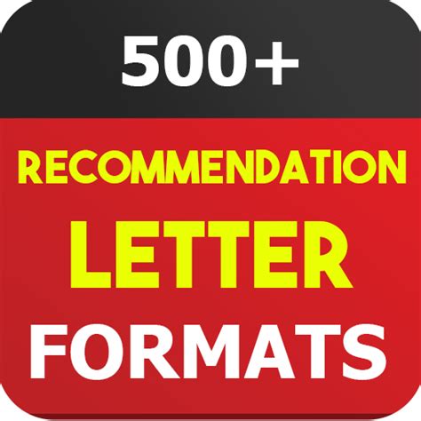 Recommendation Letter Formats Apps On Google Play