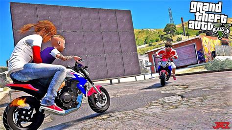 GTA V OS PIVETES DO GRAU ZÉ DROGUINHA NO ROLE DE MINI CB1000 SÓ O