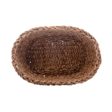 Cesta Oval De Fibra Natural Pequena P Wolff Franc I Presentes