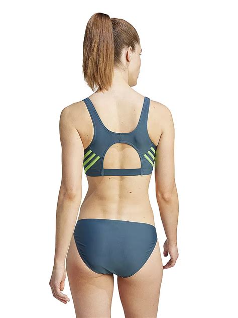 Adidas Damen Bikini 3 Streifen Dunkelblau