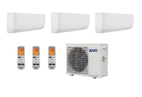 Aire Acondicionado Multisplit 3x1 Baxi Anori 2 LSGT70 3M JSGNW25