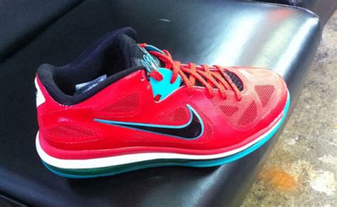 Nike LeBron 9 Low Red/Teal-Black | Nice Kicks