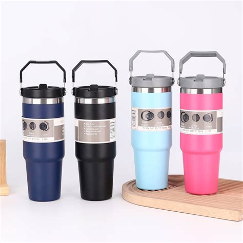 Ml Stainless Steel Handheld Thermos Insulated Vacuum Tumbler Hot Or Cold Mugater Bottle