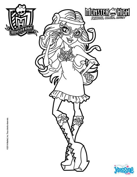 Monster High Viperine Gorgon Coloriage Dessin Monster High