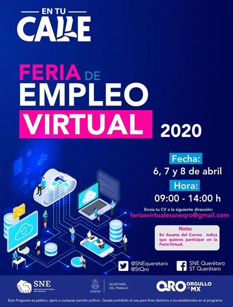 La Secretar A Del Trabajo Organiza Feria De Empleo Virtual Empleo