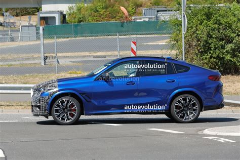 2024 BMW X6 M Facelift Spied On The Nurburgring With Minimal Camo