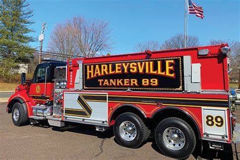 Harleysville Community Fire Co Dry Side Tanker Glick Fire Equipment