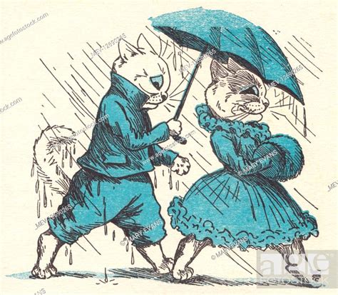 Miss Tabby Purr Goes For A Walk From Pussy S Adventures Stock Photo Picture And Rights